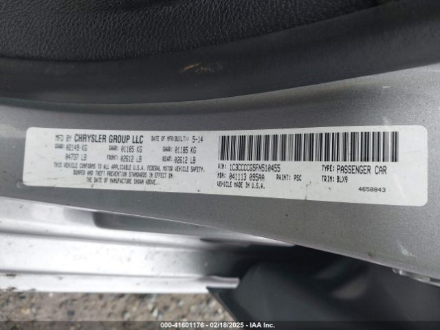 1C3CCCCG5FN510455 Chrysler 200 C
