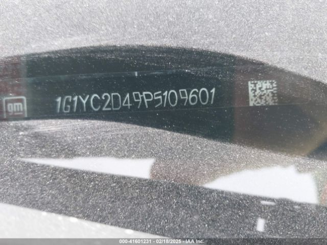 1G1YC2D49P5109601 Chevrolet Corvette Stingray Rwd  3lt