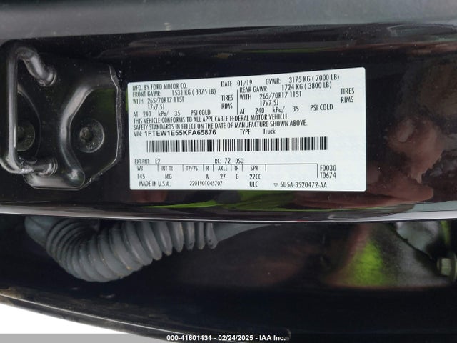 Ford F-150 Xlt 2019 1FTEW1E55KFA65876 Image 9