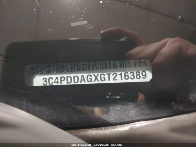 3C4PDDAGXGT216389 Dodge JOURNEY SE
