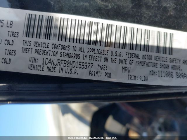 1C4NJRFB0HD159377 Jeep Patriot High Altitude 4x4