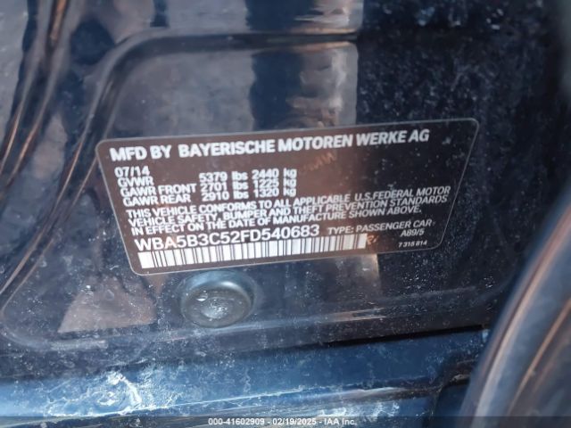 WBA5B3C52FD540683 BMW 535i Xdrive