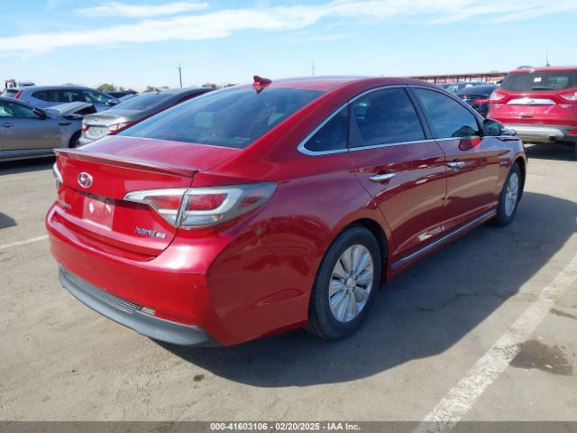 KMHE24L18GA038247 Hyundai Sonata Hybrid Se