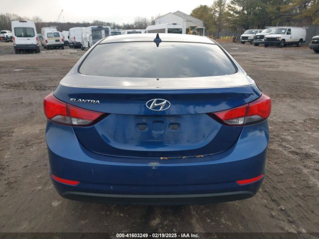 5NPDH4AE9GH654892 Hyundai ELANTRA SE