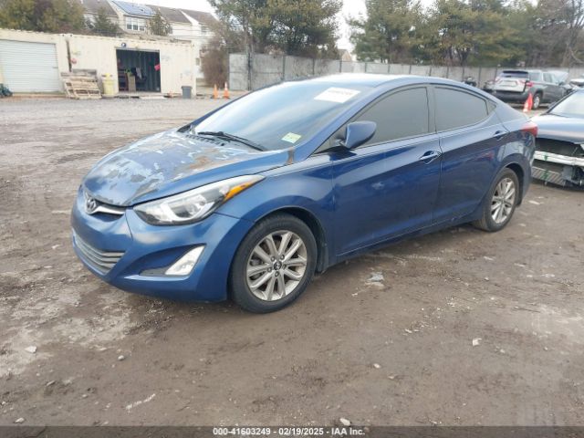 5NPDH4AE9GH654892 Hyundai ELANTRA SE