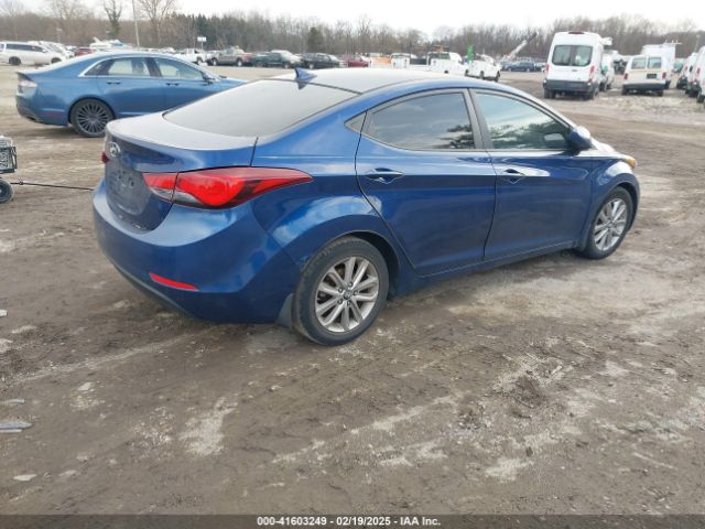 5NPDH4AE9GH654892 Hyundai ELANTRA SE