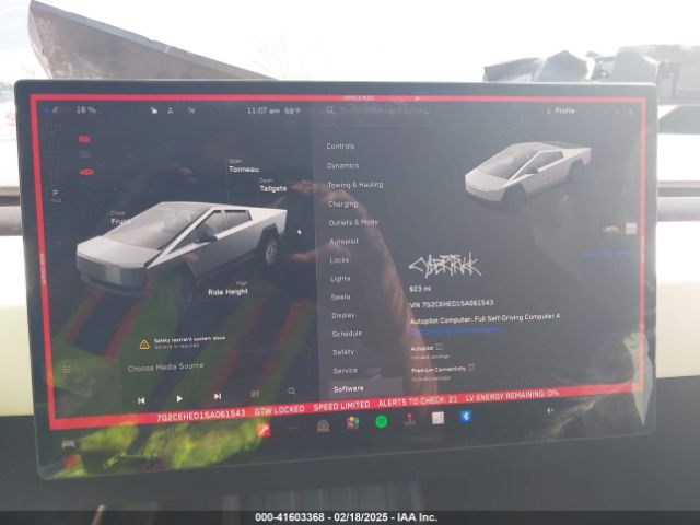 7G2CEHED1SA061543 Tesla Cybertruck All-wheel Drive