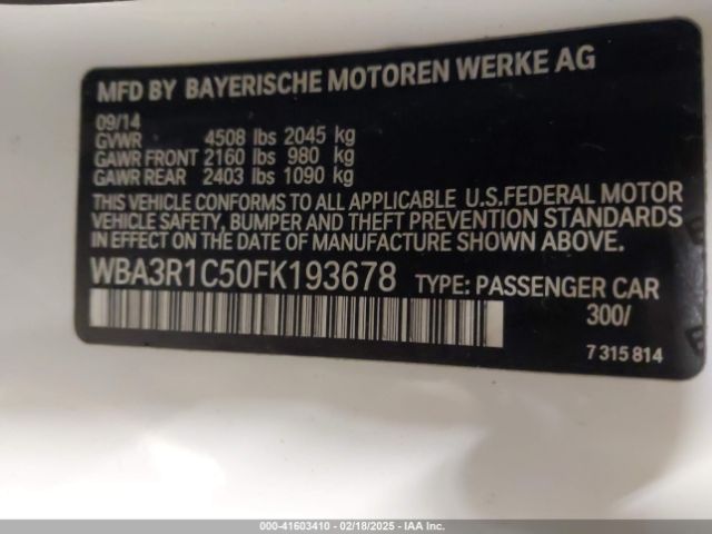 WBA3R1C50FK193678 BMW 435i