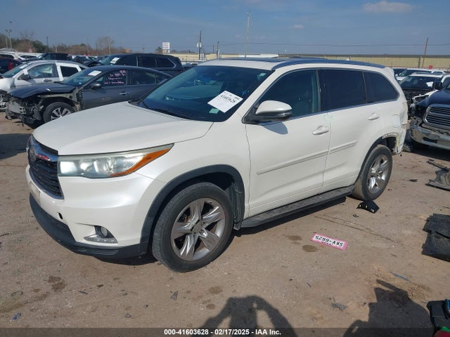 5TDYKRFH7ES019907 Toyota Highlander Limited Platinum V6