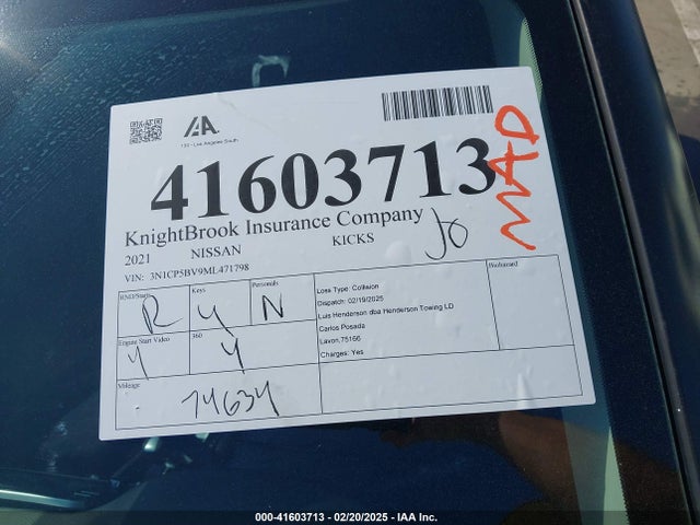 Nissan Kicks S Xtronic Cvt 2021 3N1CP5BV9ML471798 Image 18