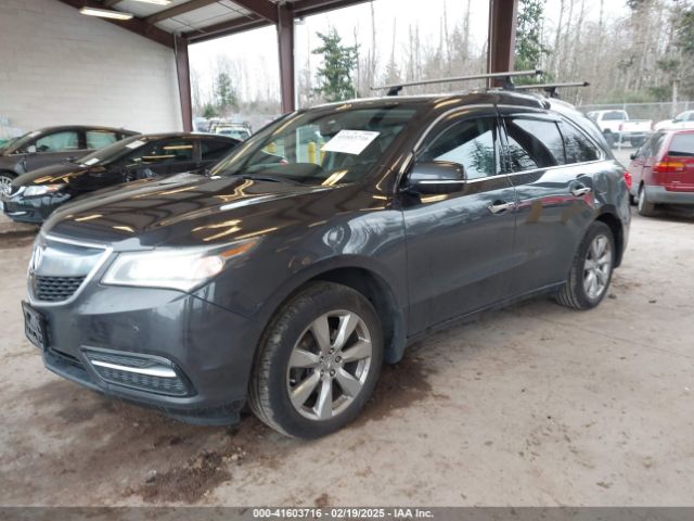 5FRYD4H81EB034125 Acura Mdx Advance Pkg W/entertainment Pkg
