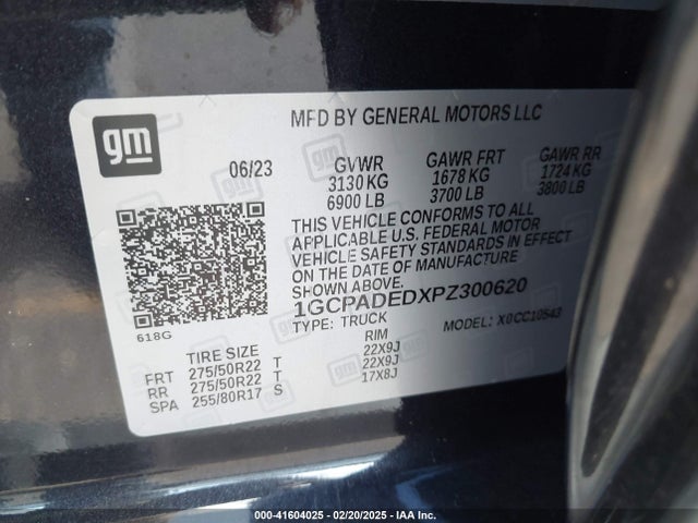1GCPADEDXPZ300620 Chevrolet l84