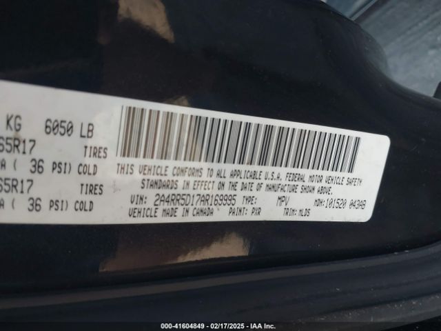 2010 CHRYSLER TOWN & COUNTRY 2A4RR5D17AR169995 Photo 8