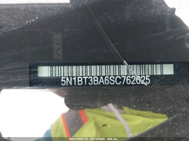 5N1BT3BA6SC762625 Nissan Rogue Sv Fwd