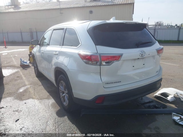Toyota Highlander Xle V6 2015 5TDKKRFH3FS094627 Image 3