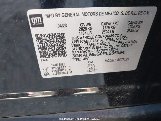 3GKALMEG0PL255094 GMC Terrain Fwd Sle