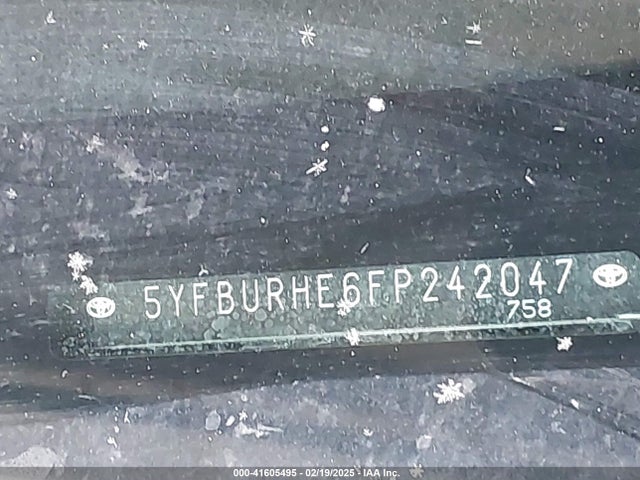Toyota COROLLA LE 2015 5YFBURHE6FP242047 Image 17