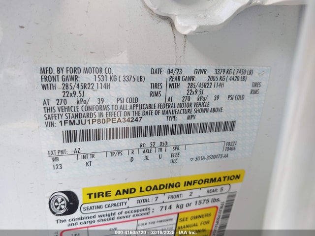 Ford Expedition King Ranch 2023 1FMJU1P80PEA34247 Image 9