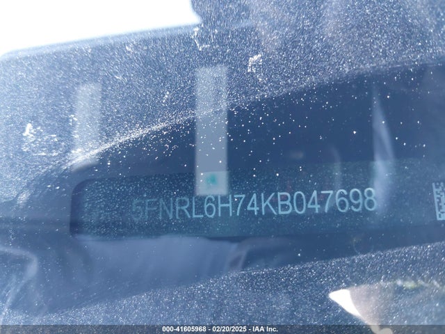 Honda Odyssey Ex-l 2019 5FNRL6H74KB047698 Image 9