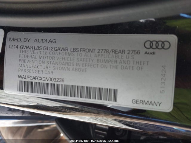 2016 AUDI A6 WAUFGAFCXGN003236 Photo 8