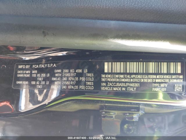 2018 JEEP RENEGADE ZACCJBAB9JPH48361 Photo 8