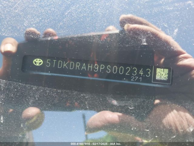 5TDKDRAH9PS002343 Toyota Highlander Limited
