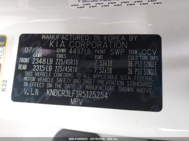 2024 KIA NIRO PLUG-IN HYBRID KNDCR3LF1R5125254 Photo 8
