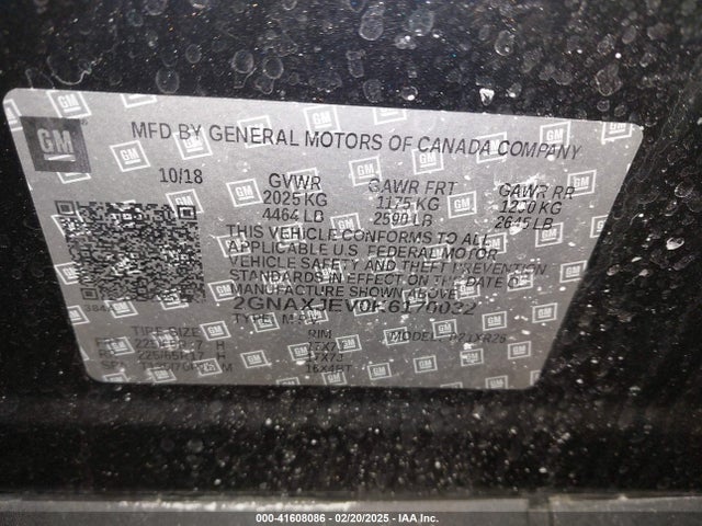 Chevrolet EQUINOX LT 2019 2GNAXJEV0K6170032 Image 9
