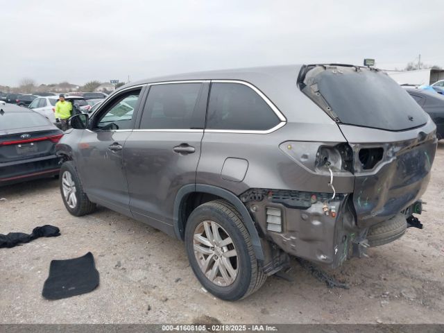 5TDZARFHXFS010904 Toyota Highlander Le