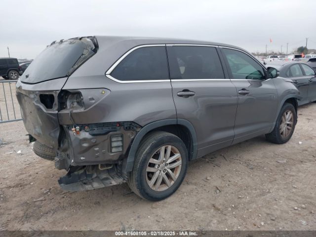 5TDZARFHXFS010904 Toyota Highlander Le