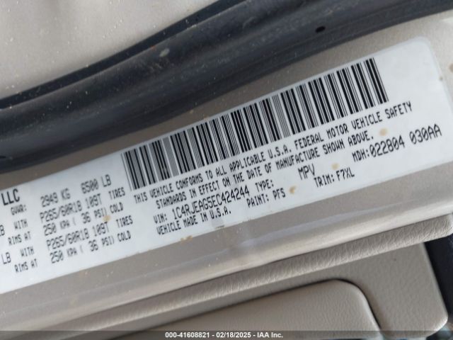 1C4RJEAG5EC424244 Jeep Grand Cherokee Laredo