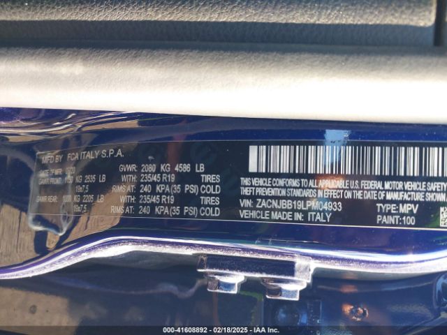 2020 JEEP RENEGADE ZACNJBB19LPM04933 Photo 8