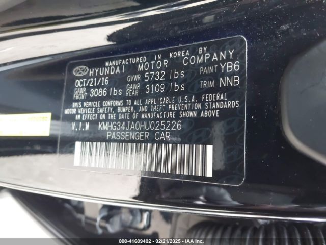 KMHG34JA0HU025226 Genesis G90 3.3t Premium