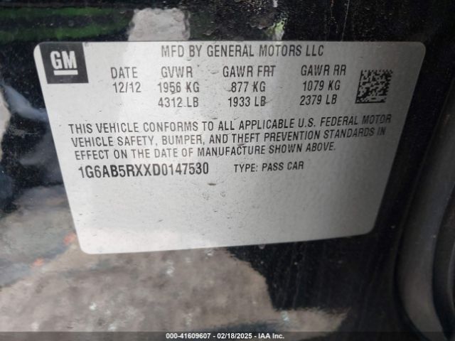 2013 CADILLAC ATS 1G6AB5RXXD0147530 Photo 8