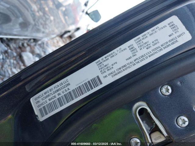 1C6RR7LG6MS532286 RAM 1500 Classic Slt  4x4 5'7 Box