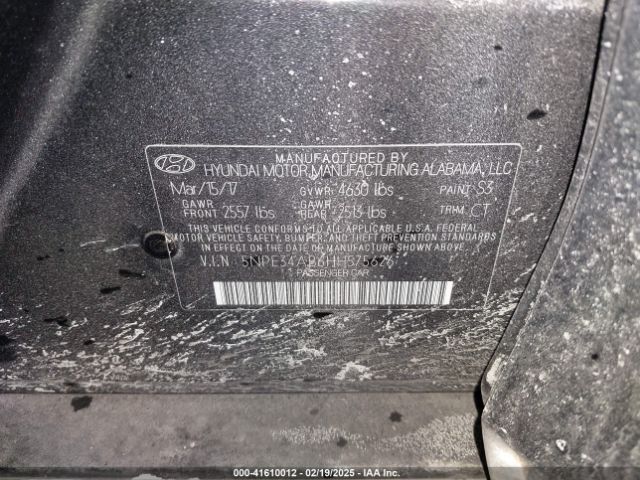 5NPE34AB6HH575626 Hyundai Sonata Limited 2.0t
