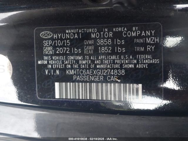 KMHTC6AEXGU274838 Hyundai Veloster Turbo R-spec