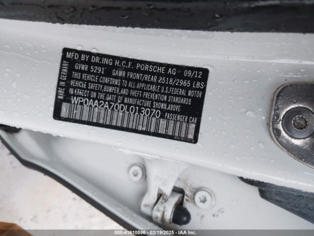 2013 PORSCHE PANAMERA WP0AA2A70DL013070 Photo 8