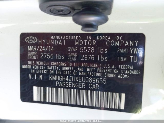 KMHGH4JHXEU089655 Hyundai Equus Signature