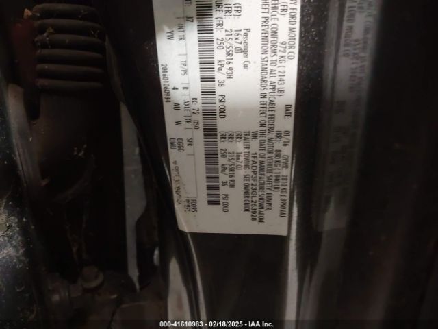 1FADP3F23GL263928 Ford FOCUS SE