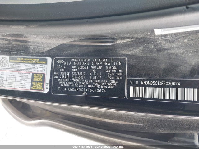 KNDMB5C1XF6030674 KIA SEDONA LX