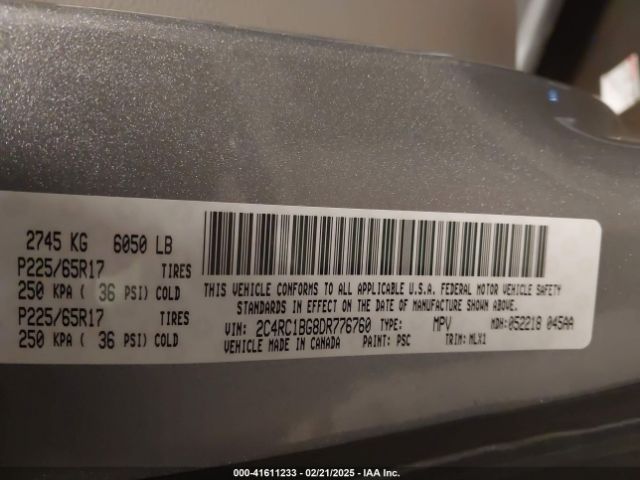 2013 CHRYSLER TOWN & COUNTRY 2C4RC1BG8DR776760 Photo 8