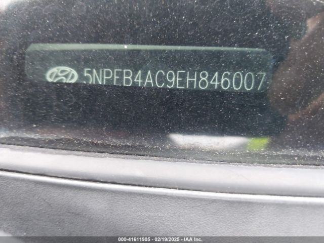 5NPEB4AC9EH846007 Hyundai SONATA GLS