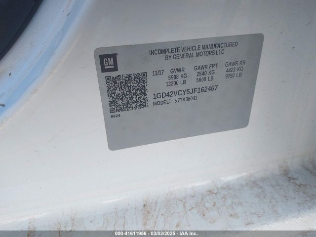 2018 GMC SIERRA 3500HD CHASSIS 1GD42VCY5JF162467 Photo 8