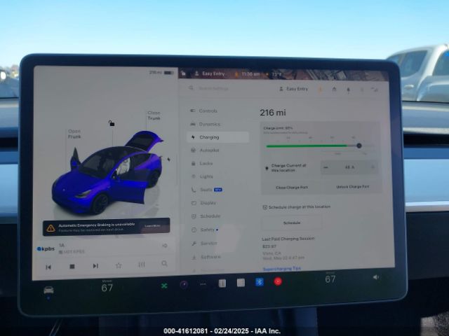 7SAYGDEE2PF614833 Tesla Model Y Awd/long Range Dual Motor All-wheel Drive