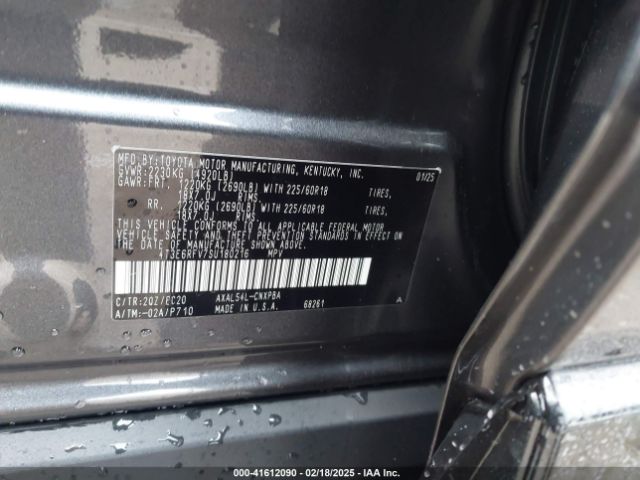 4T3E6RFV7SU180216 Toyota Rav4 Hybrid Xse