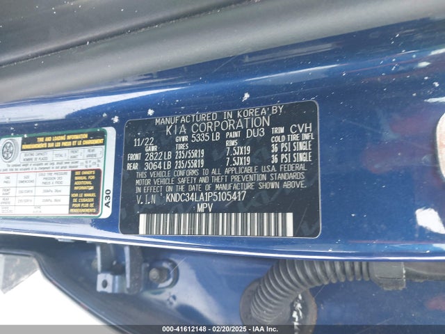KNDC34LA1P5105417 KIA 2023