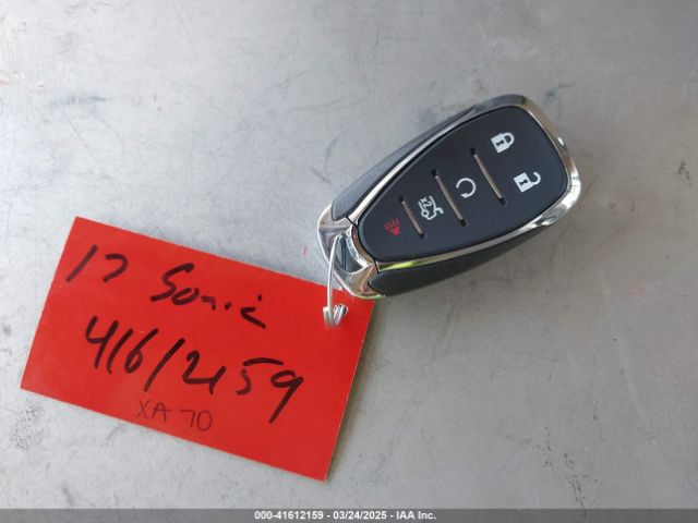 1G1JD6SH2H4109300 Chevrolet Sonic Lt Auto