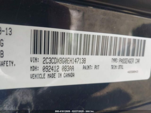 2014 DODGE CHARGER 2C3CDXBG0EH147138 Photo 8