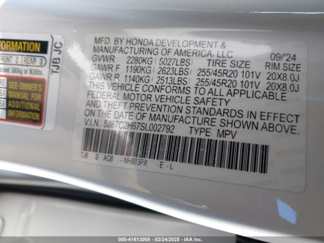 5J8TC2H67SL002792 Acura Rdx A-spec Package